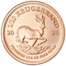 Krugerrand de 1/10oz de Ouro 2025