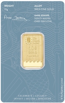 Barra de Ouro 10g Britannia Minted