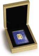 Barra de Ouro de 1/2oz PAMP com caixa de presente