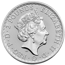 Moeda de Prata Britânia de 1oz de 2022