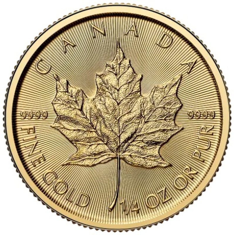 2025 1/4oz Canadian Maple Leaf Gold Coin