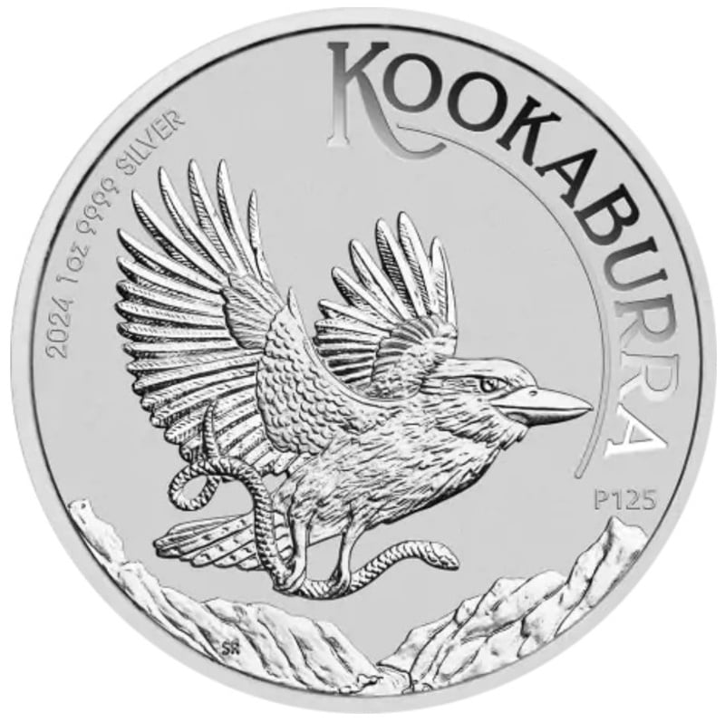 Moeda de prata de 2024 onças de Kookaburra