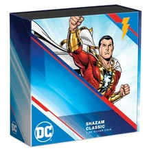 Moeda Proof de Prata de 1 onça Shazam Classic 2023