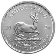 Krugerrand de 1oz de Prata 2024