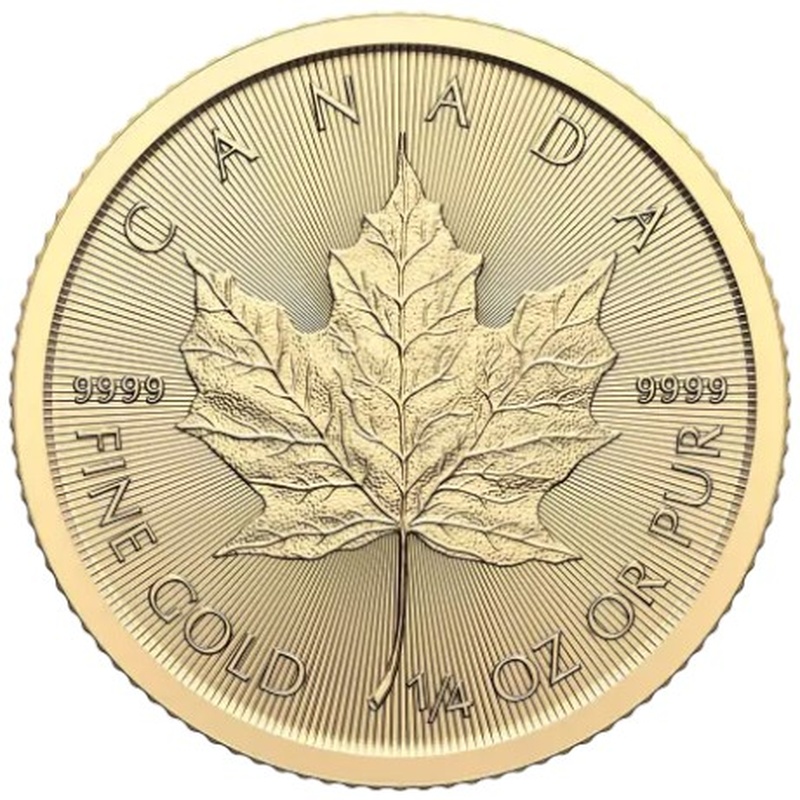 2025 1/4oz Canadian Maple Leaf Gold Coin