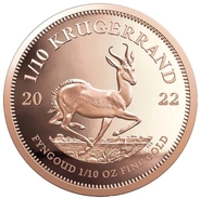 Moeda de Decimo de onça Krugerrand de 2022