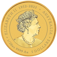 Moeda de Ouro de 2024 do Ano do Dragão da Casa da Moeda de Perth Mint