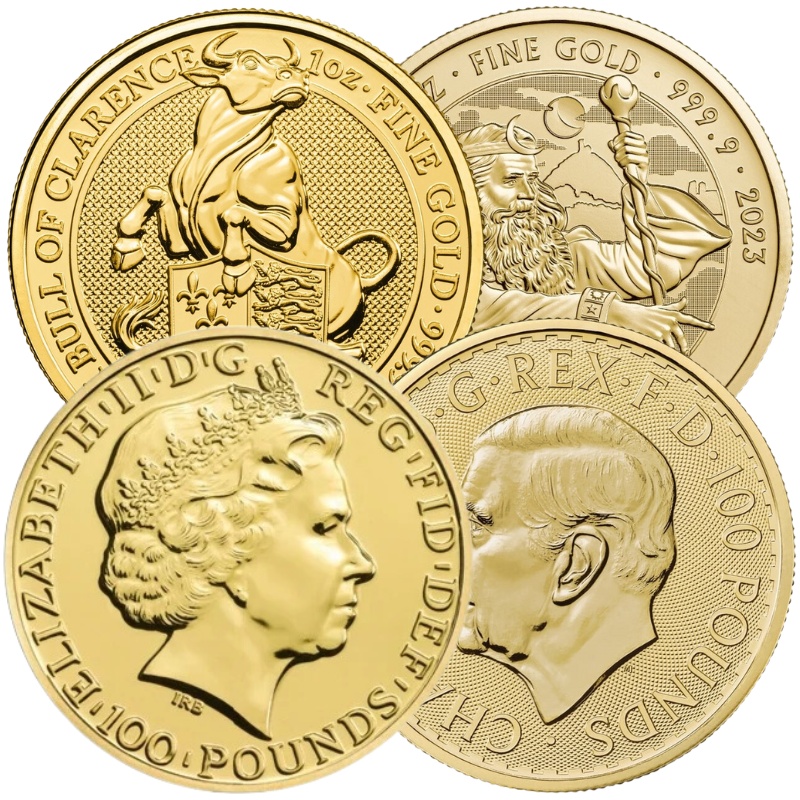 1oz Royal Mint Lunar Series £100 Gold Coins