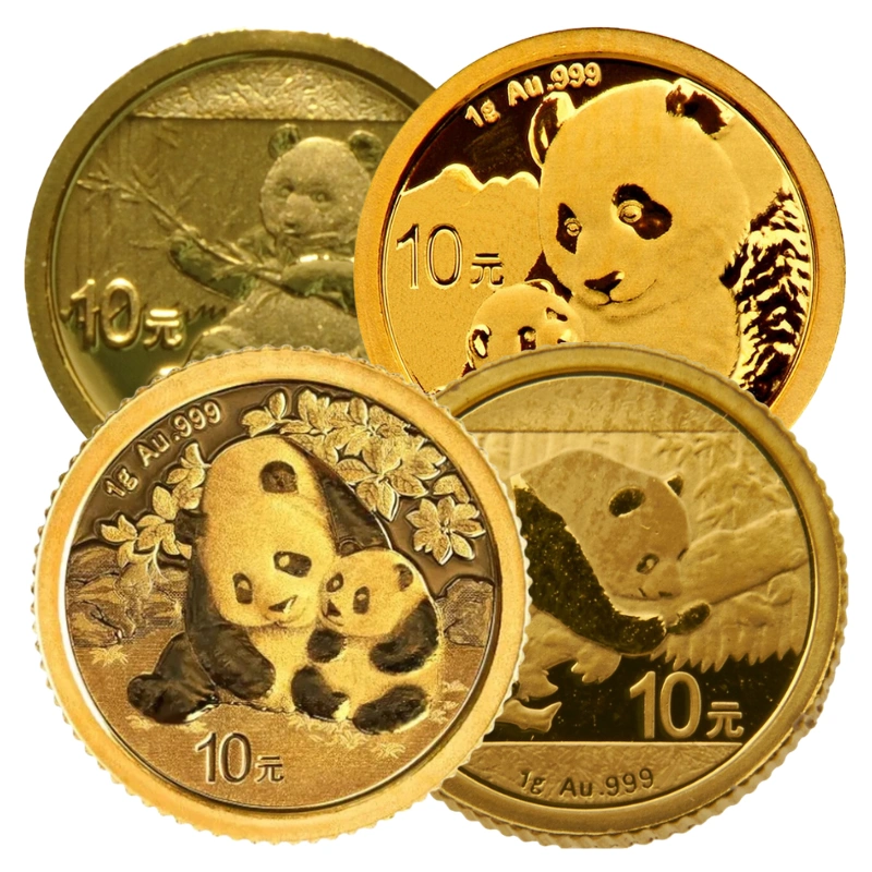 1g Chinese Panda Gold Coin Best Value