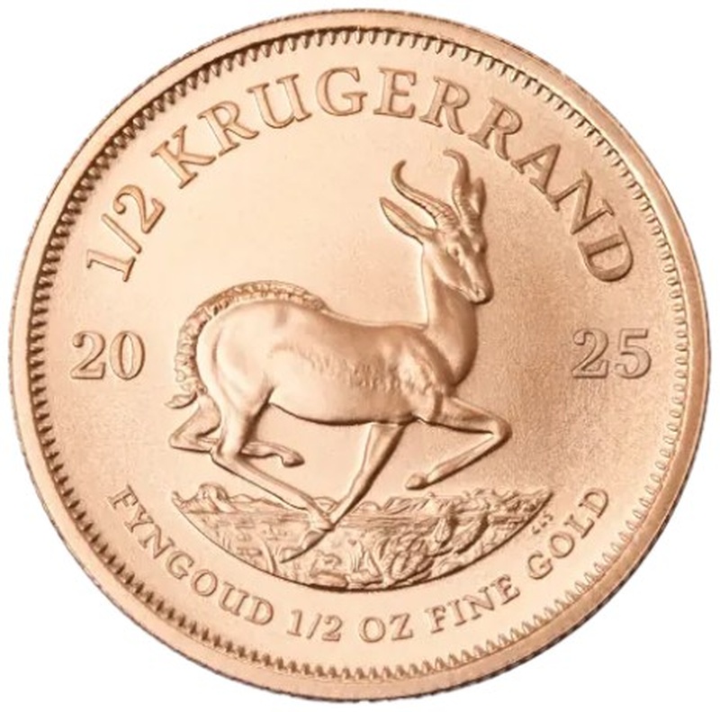 2025 1/2oz Krugerrand Gold Coin