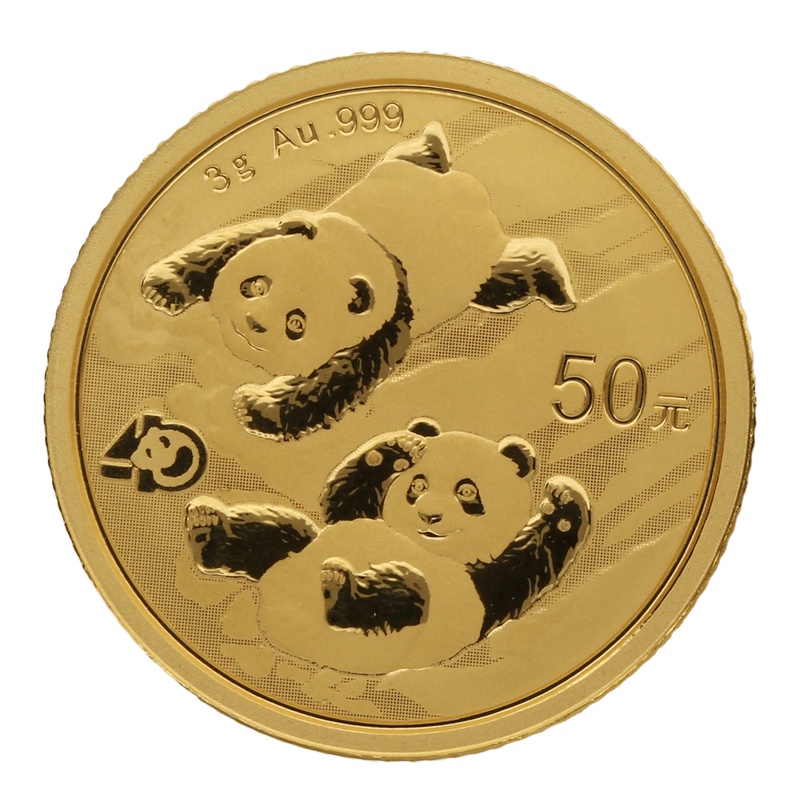 2022 3g Gold Chinese Panda Coin