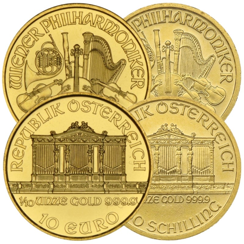 Tenth Ounce Gold Austrian Philharmonic