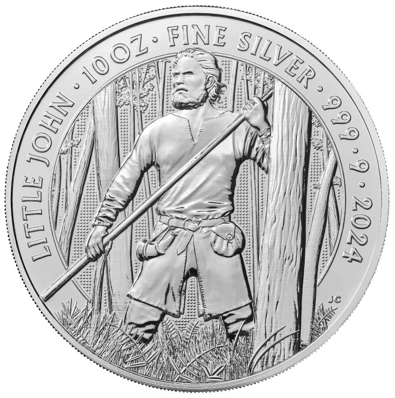 2024 Little John Myths & Legends 10oz Silver Coin