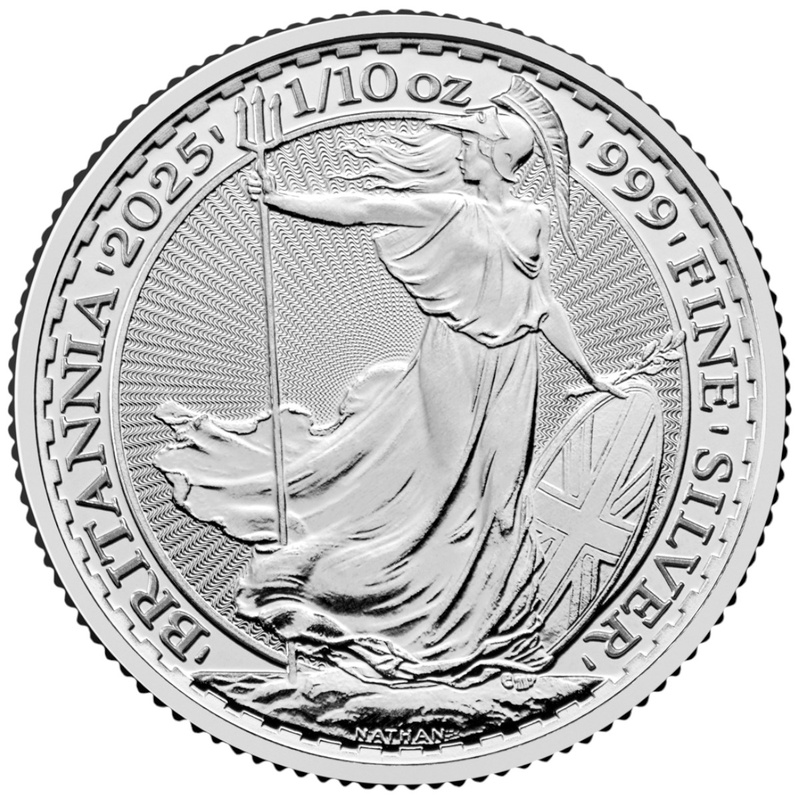 2025 Britannia 1/10oz Silver Coin