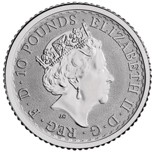 Moeda de Platina Britânia de 1/10oz de 2022