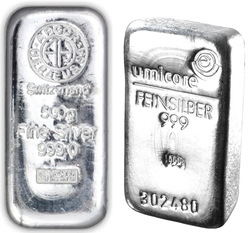 500g Silver Bar Best Value