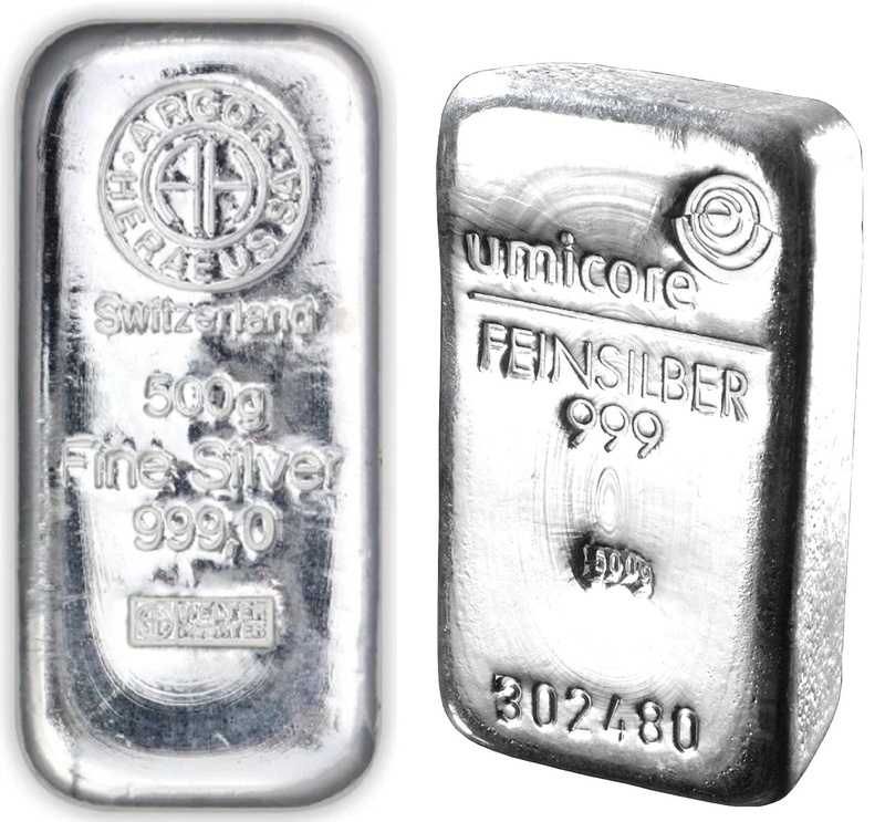 500 Gram Silver Bullion Bar Best Value