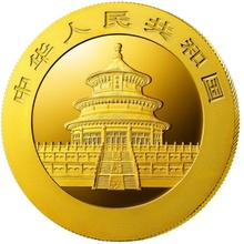 Moeda de ouro do panda chinês 15g 2025