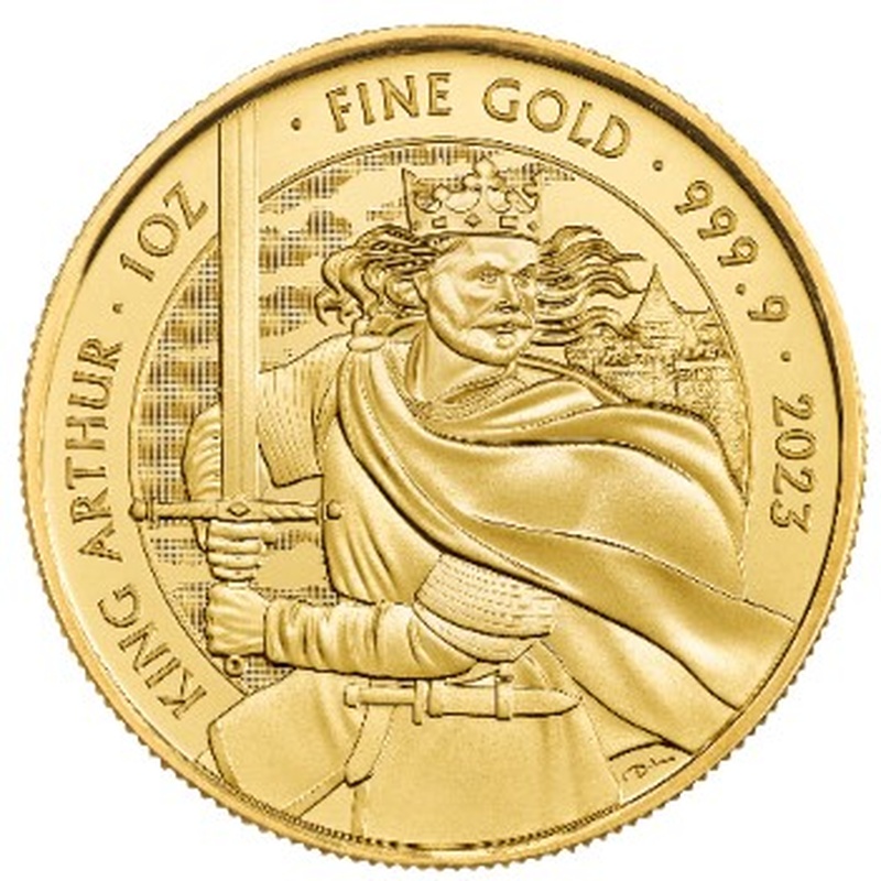 2023 King Arthur Myths & Legends 1oz Gold Coin