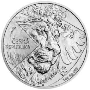 2024 1oz Czech Lion Silver Coin