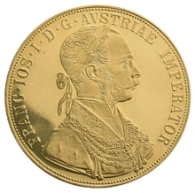 Ouro 4 Ducados Austríacos 1915