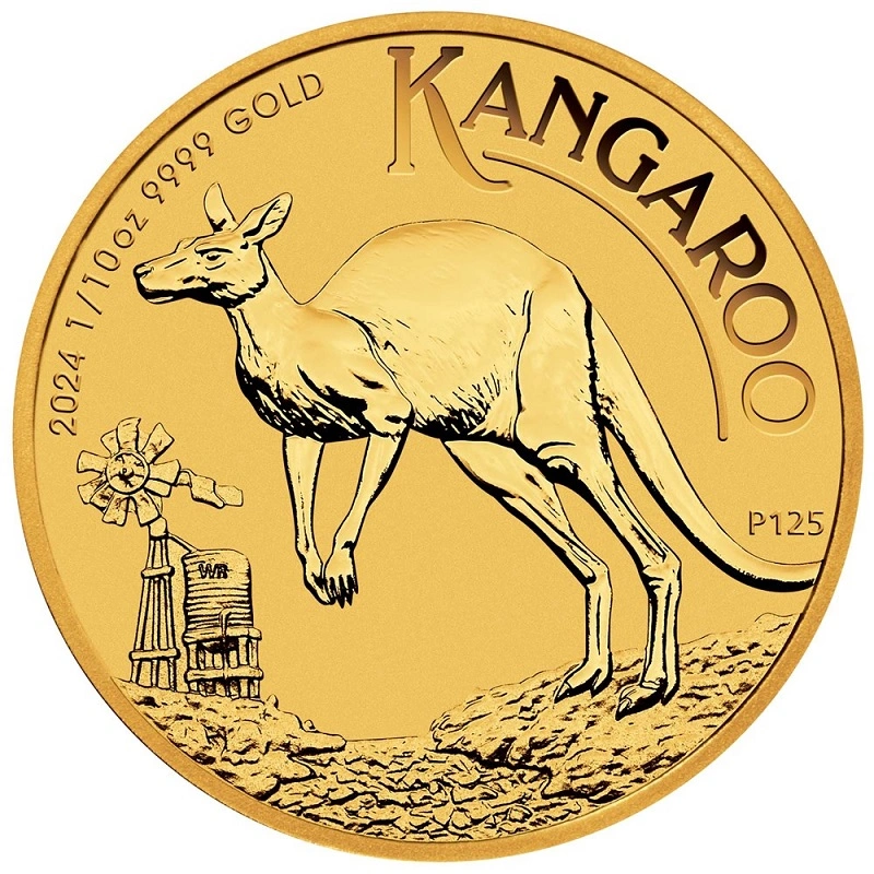 2024 Tenth Ounce Gold Australian Kangaroo