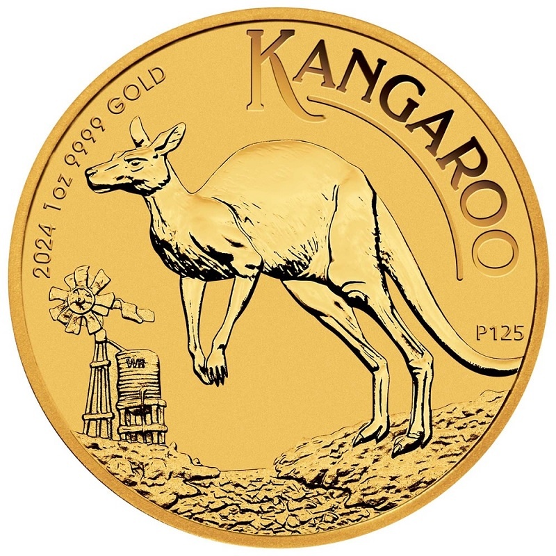 2024 1oz Gold Australian Kangaroo