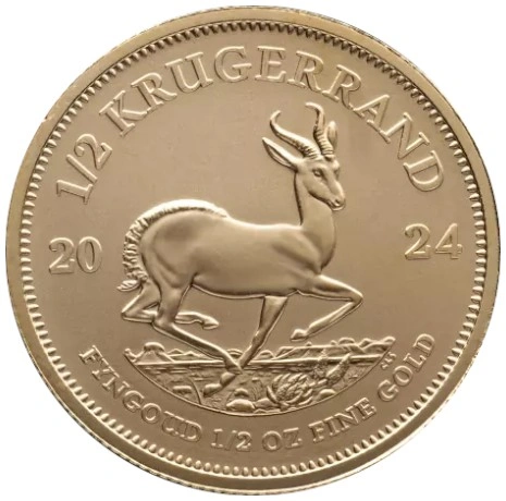 2024 Half Ounce Krugerrand Gold Coin