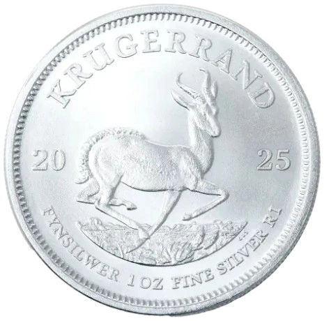 Krugerrand de 1oz de Prata 2025