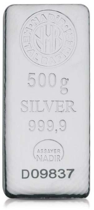 Nadir 500 Gram Silver Bar