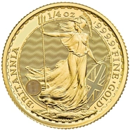 Moedas de ouro Britânia de quarto de onça Melhor Valor