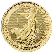 Moeda de Meia Onça de Ouro Britânia (Melhor Valor)