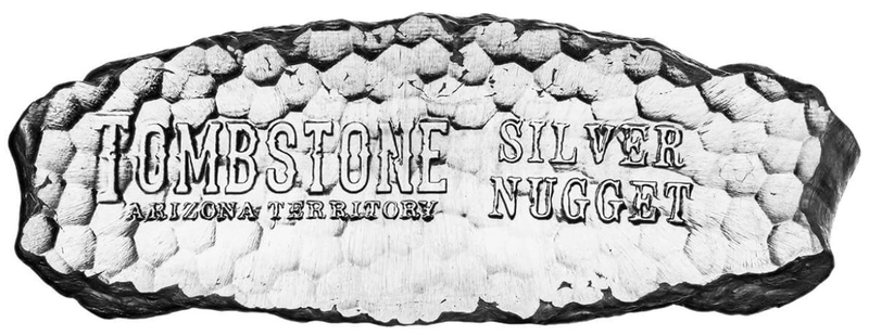 10oz Silver Bar Scottsdale Tombstone Nugget