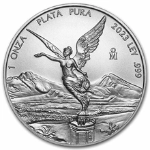 Moeda de Prata de 1oz da Liberdade Mexicana de 2023