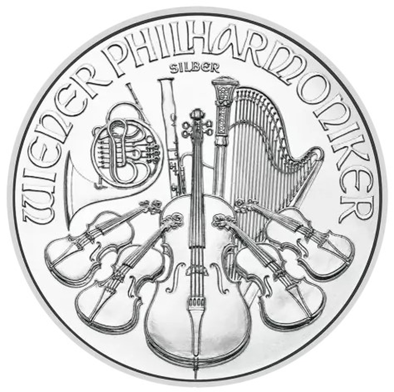 2025 Austrian Philharmonic Silver Coin 1oz