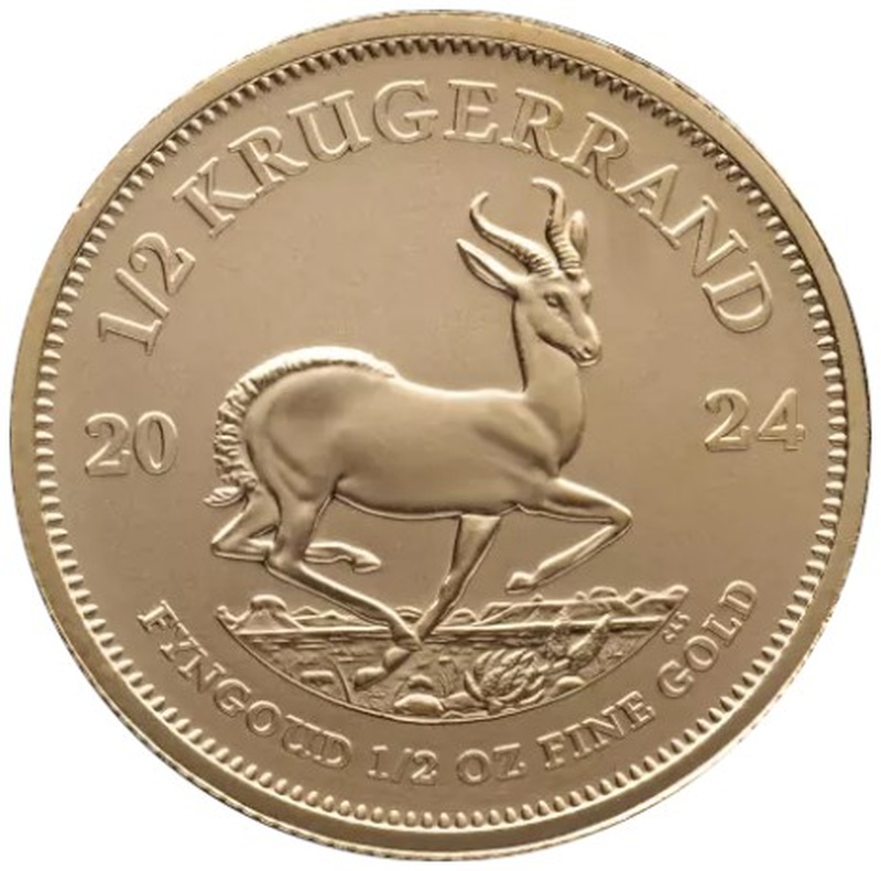 2024 Half Ounce Krugerrand Gold Coin