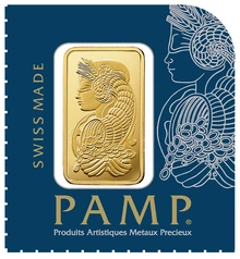 Barra de Ouro PAMP 25g multigramas