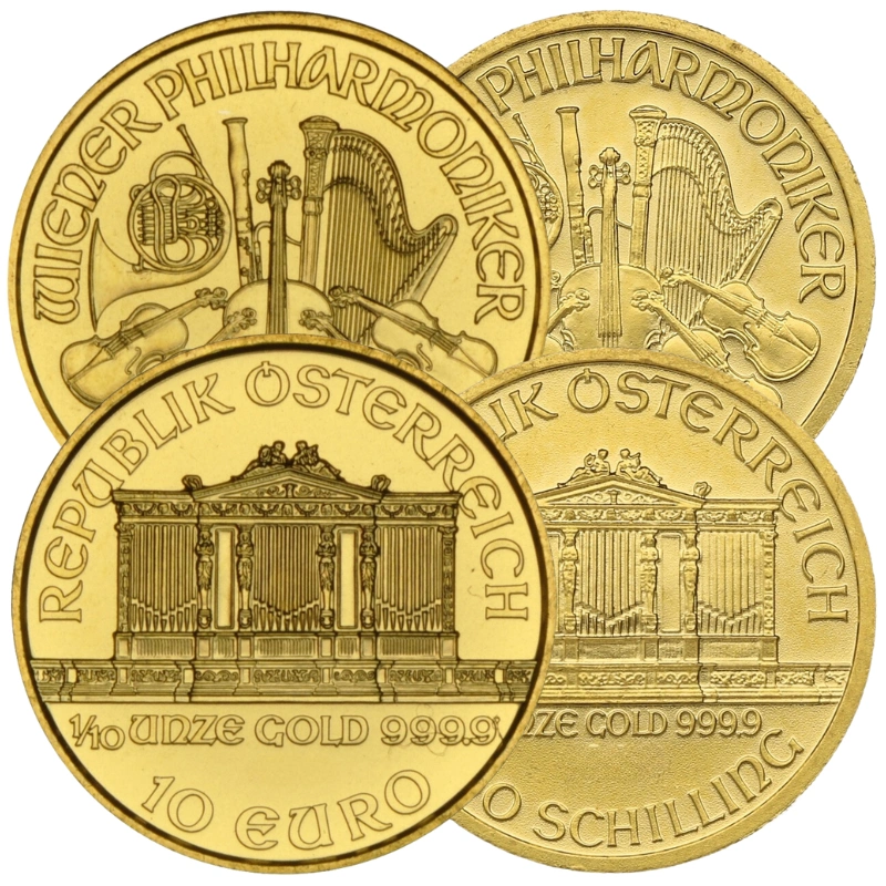 1/10oz Austrian Gold Philharmonic Coin Best Value