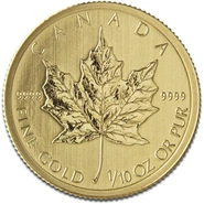 1/10oz Gold Maple Years