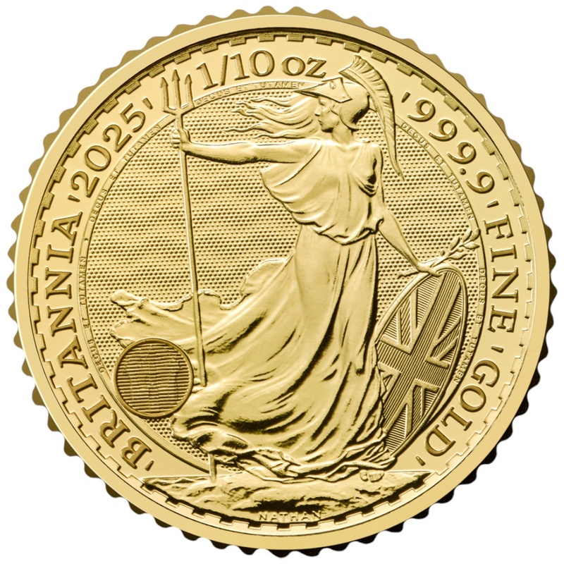 2025 1/10oz Gold Britannia Coin