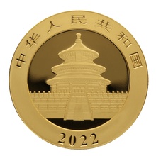 Moeda de Ouro de 15g - Panda Chinês 2022