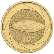 Moeda de Ouro de 1 onça (6 décadas do 007, Bond da década de 1970) de 2024