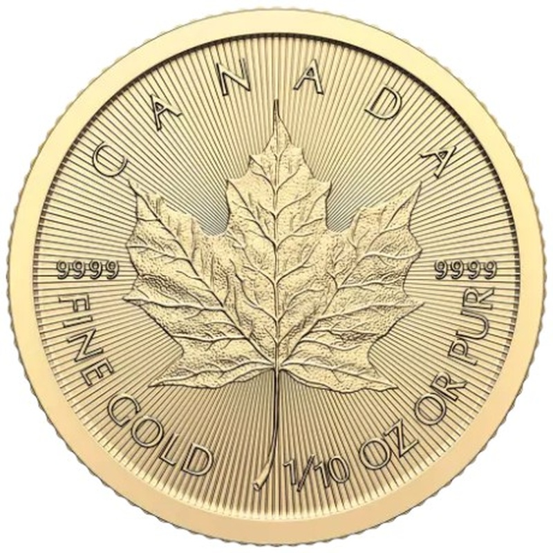 2025 1/10oz Canadian Maple Leaf Gold Coin