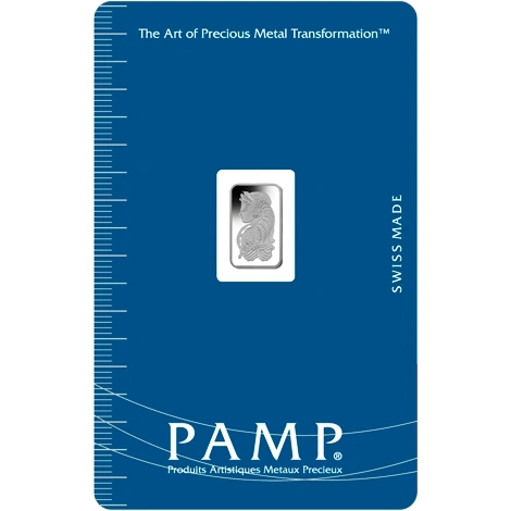 2.5g Palladium Bar PAMP Lady Fortuna