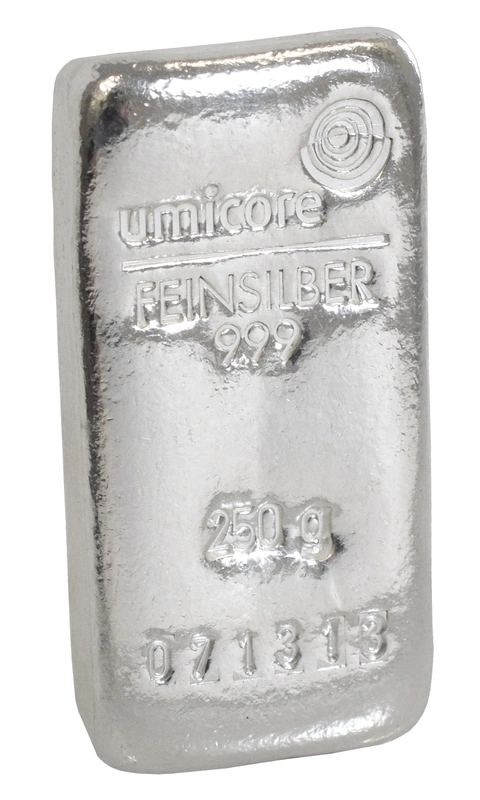 250g Silver Bar Umicore