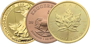 Moedas de Ouro de 1oz de "Melhor Valor"