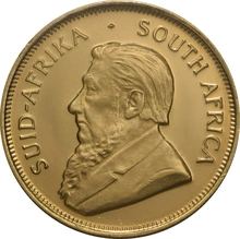 Krugerrand meia onça de ouro