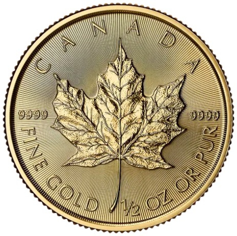 2025 1/2oz Canadian Maple Leaf Gold Coin