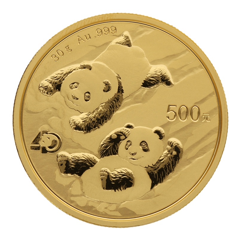 2022 30g Gold Chinese Panda Coin