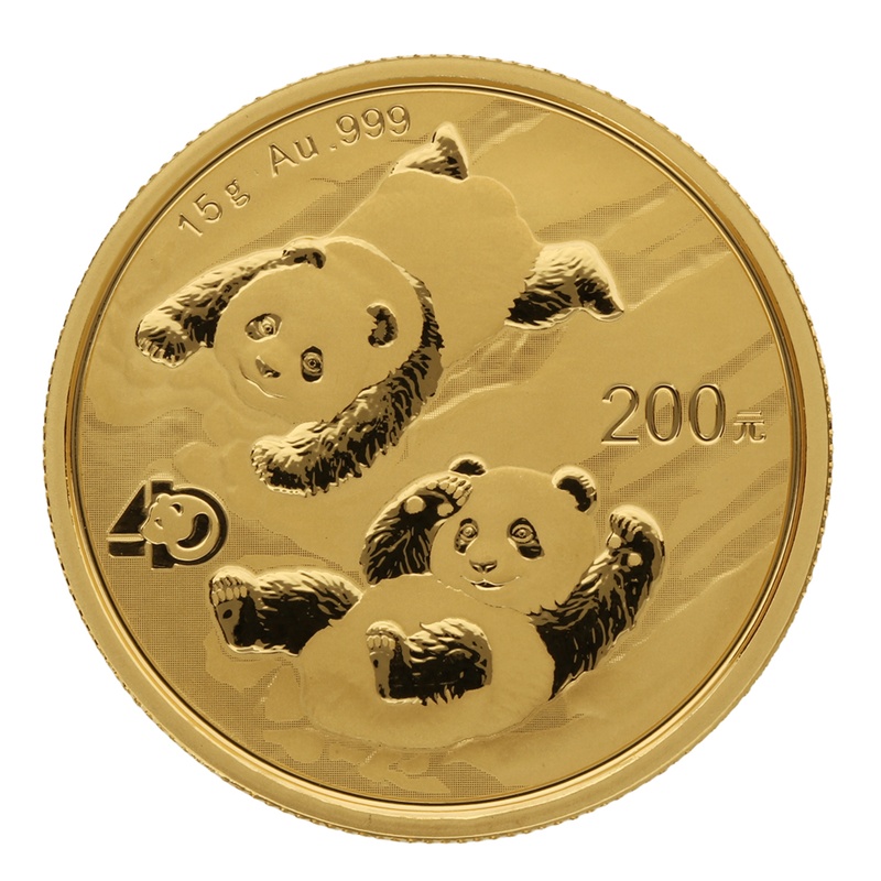 2022 15g Gold Chinese Panda Coin